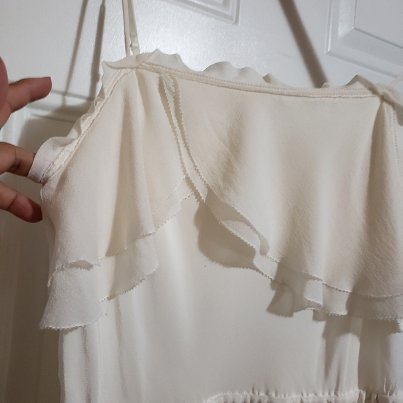 Wilfred 100% silk cream dress - Picture 5 of 10